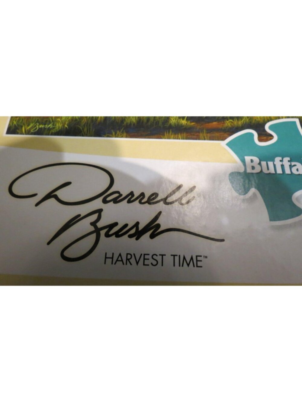 Darrell Bush Harvest Time Buffalo Puzzle 1000 pieces with Poster Deer Buck - Picture 3 of 3